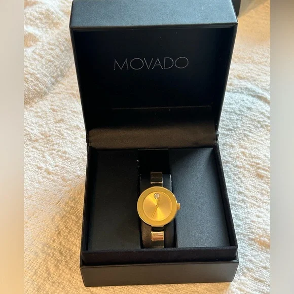 Movado | Accessories | Nwt Ladies Movado Bold Crystal Accent  display picture 2